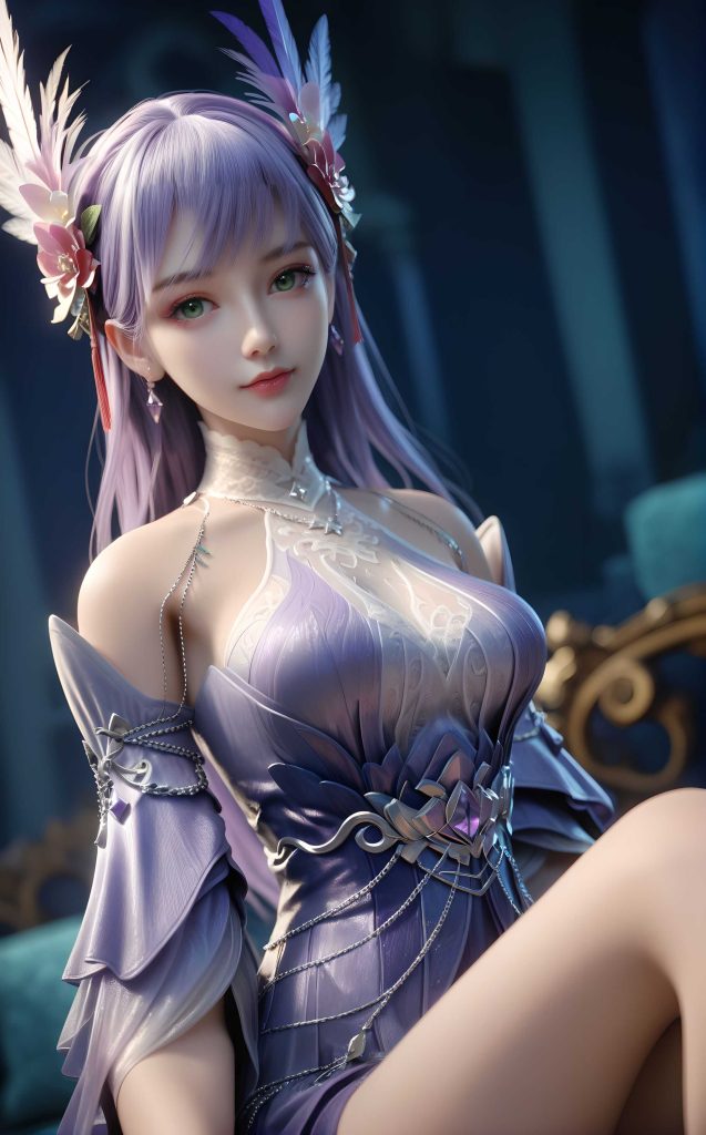 图片[4]-[第795期][氪金玩家][林紫玥绝美写真]涩涩 动漫女神 国漫壁纸[77P]-AI国漫分享