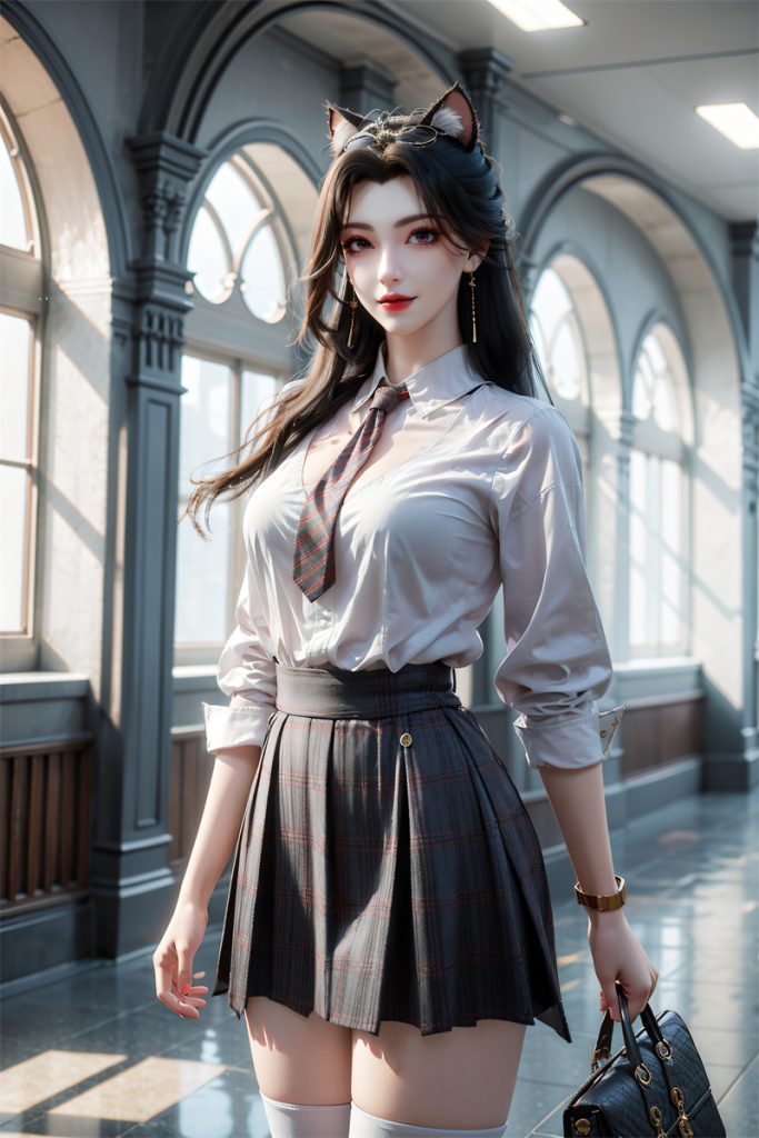 图片[3]-[第703期] [长生界] [赵琳儿 · JK系列] AI国漫 性感女神 [100P]-AI国漫分享