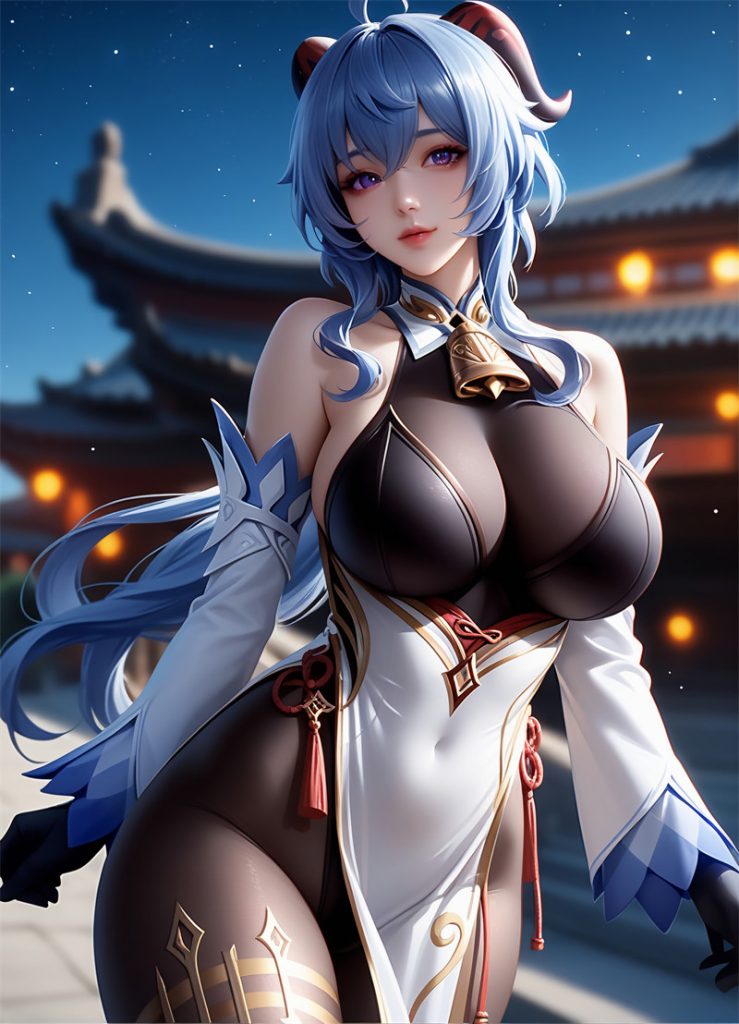 [第425期] [原神] [甘雨 · 系列一] AI国漫 [106P]-AI国漫分享