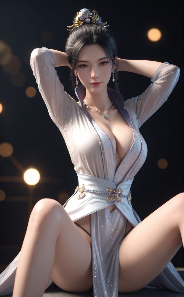 图片[2]-[第678期] [君有云] [南宫夕儿 · 蕾丝系列] AI国漫 二次元 [305P]-AI国漫分享