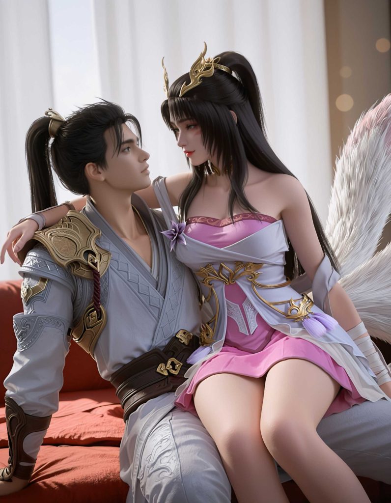 [第781期] [完美世界] [魔女与石昊激情大战] 4K国漫壁纸[106P]-AI国漫分享